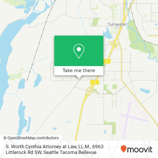 S. Worth Cynthia Attorney at Law, LL.M., 6963 Littlerock Rd SW map