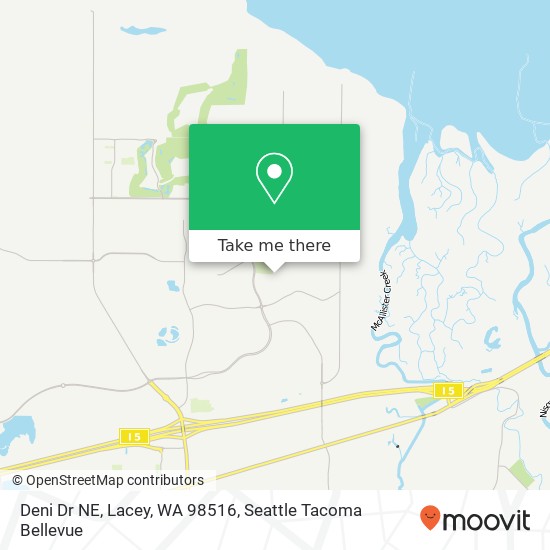 Deni Dr NE, Lacey, WA 98516 map