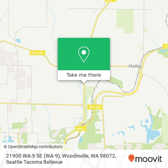 Mapa de 21900 WA-9 SE (WA-9), Woodinville, WA 98072
