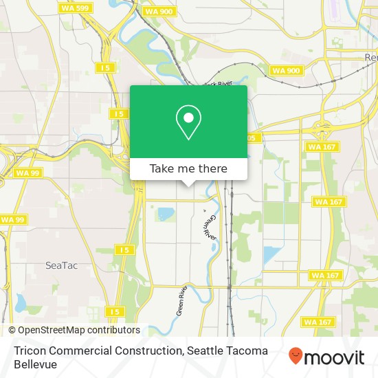 Tricon Commercial Construction map