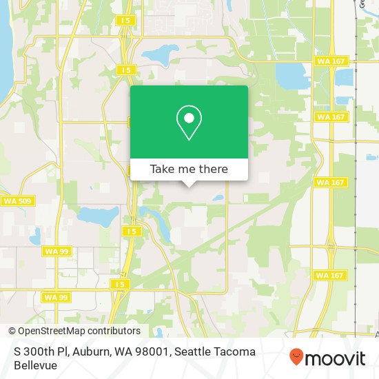 S 300th Pl, Auburn, WA 98001 map