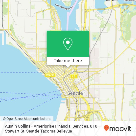 Mapa de Austin Collins - Ameriprise Financial Services, 818 Stewart St