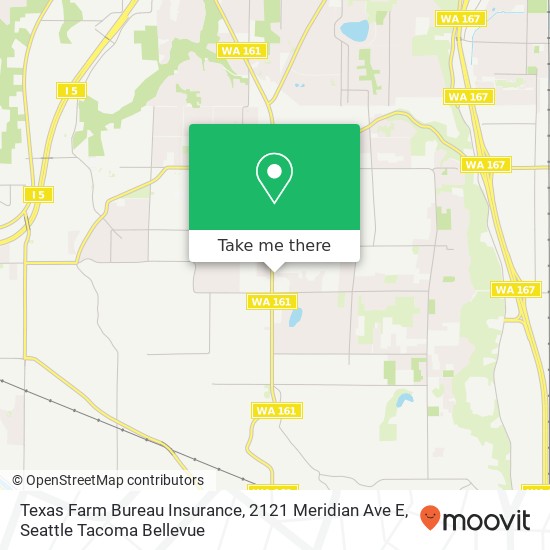Texas Farm Bureau Insurance, 2121 Meridian Ave E map