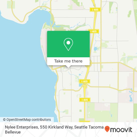 Mapa de Nylee Enterprises, 550 Kirkland Way