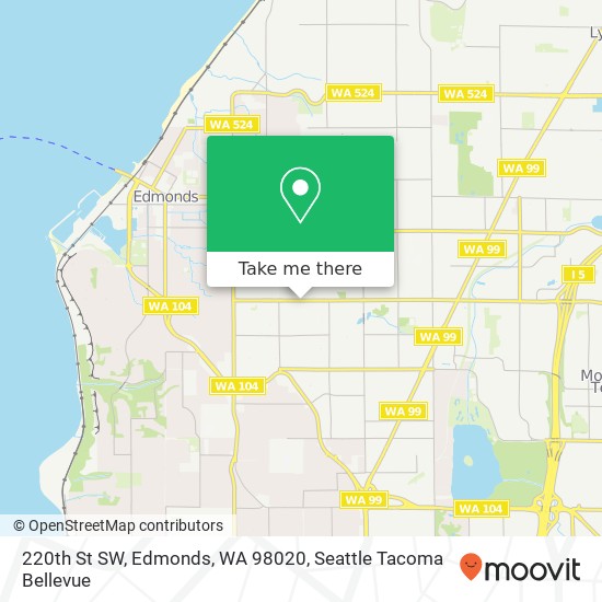 220th St SW, Edmonds, WA 98020 map