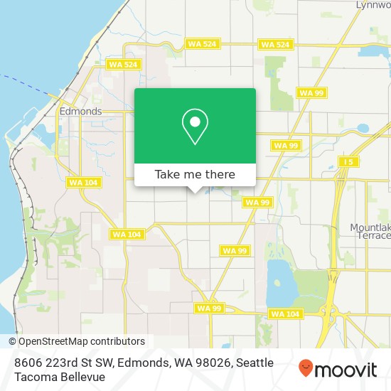 8606 223rd St SW, Edmonds, WA 98026 map