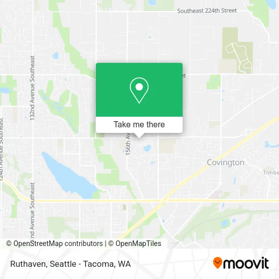 Mapa de Ruthaven, 15843 SE 256th St
