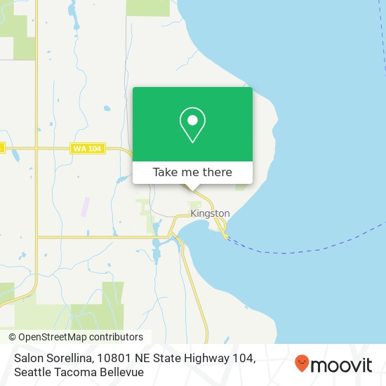 Mapa de Salon Sorellina, 10801 NE State Highway 104