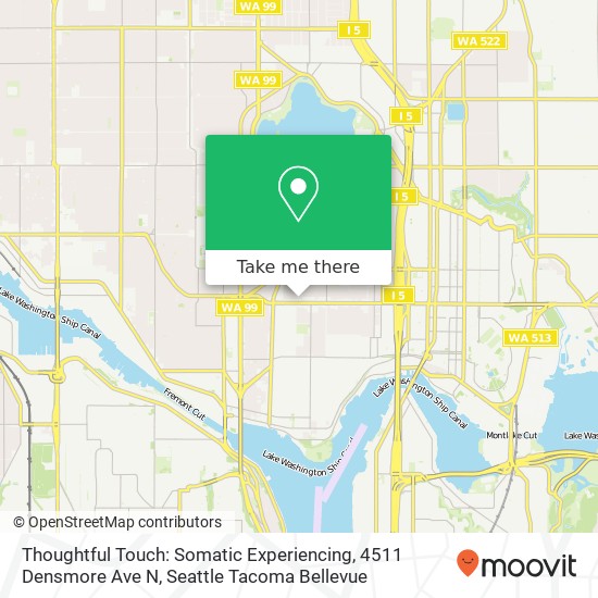 Thoughtful Touch: Somatic Experiencing, 4511 Densmore Ave N map