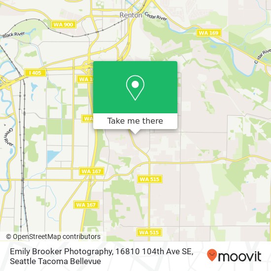 Mapa de Emily Brooker Photography, 16810 104th Ave SE