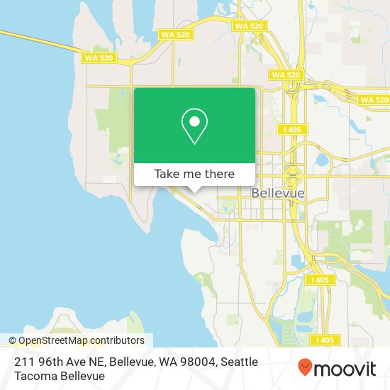 211 96th Ave NE, Bellevue, WA 98004 map