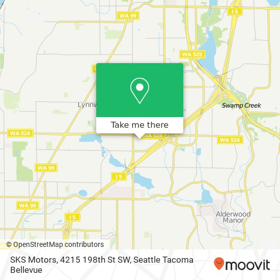 Mapa de SKS Motors, 4215 198th St SW