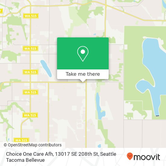 Choice One Care Afh, 13017 SE 208th St map