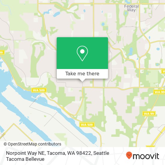 Norpoint Way NE, Tacoma, WA 98422 map