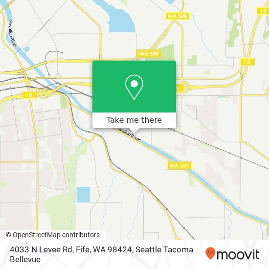 4033 N Levee Rd, Fife, WA 98424 map