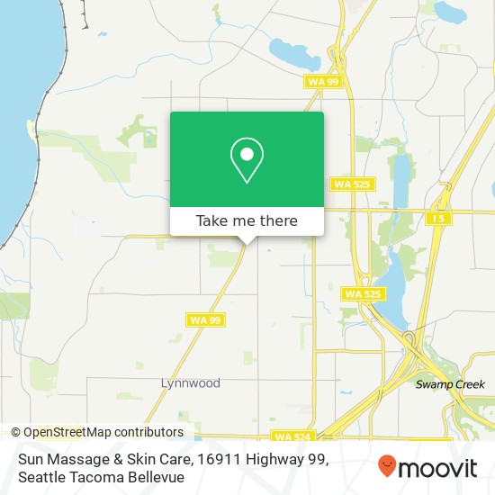 Sun Massage & Skin Care, 16911 Highway 99 map