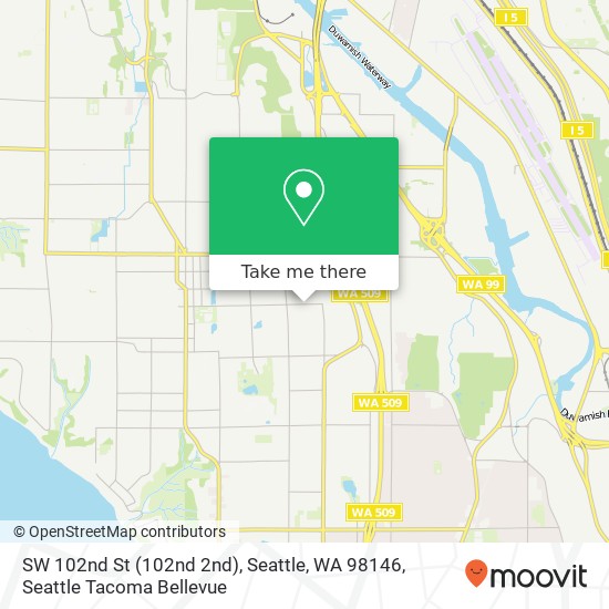 SW 102nd St (102nd 2nd), Seattle, WA 98146 map
