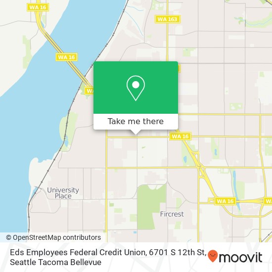 Mapa de Eds Employees Federal Credit Union, 6701 S 12th St