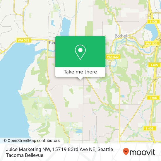 Juice Marketing NW, 15719 83rd Ave NE map