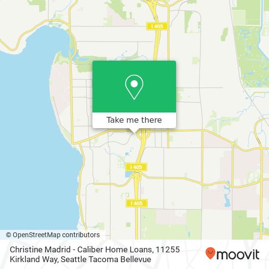 Christine Madrid - Caliber Home Loans, 11255 Kirkland Way map