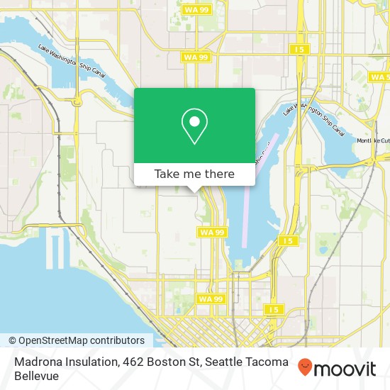 Madrona Insulation, 462 Boston St map