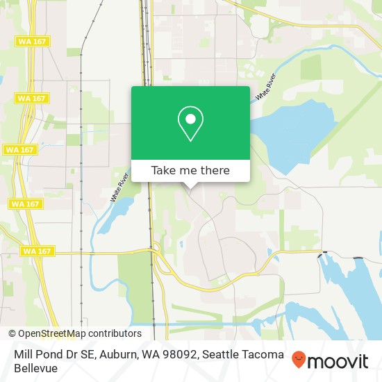 Mill Pond Dr SE, Auburn, WA 98092 map