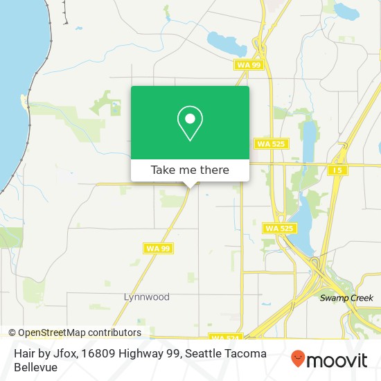 Mapa de Hair by Jfox, 16809 Highway 99