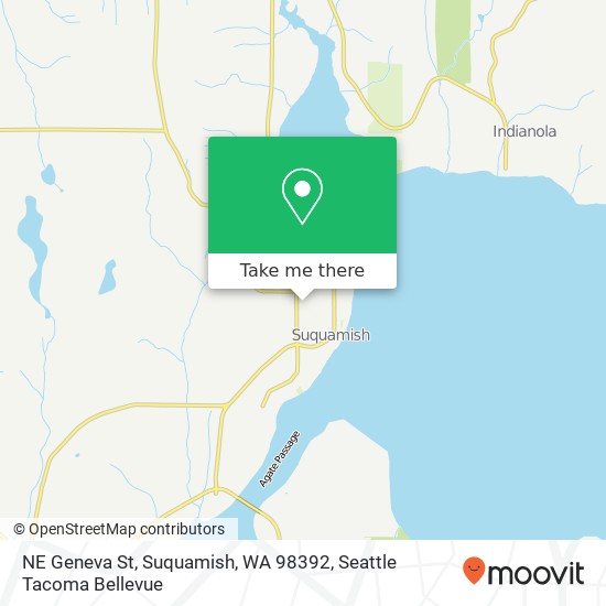 NE Geneva St, Suquamish, WA 98392 map