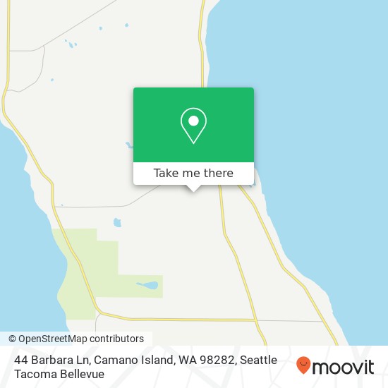 Mapa de 44 Barbara Ln, Camano Island, WA 98282