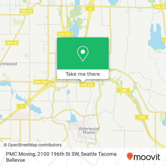 PMC Moving, 2100 196th St SW map