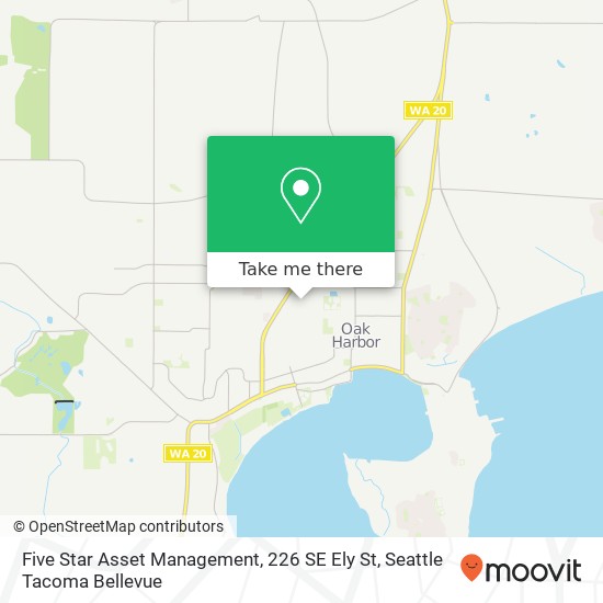 Mapa de Five Star Asset Management, 226 SE Ely St