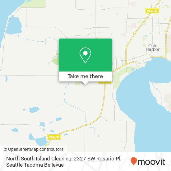 Mapa de North South Island Cleaning, 2327 SW Rosario Pl