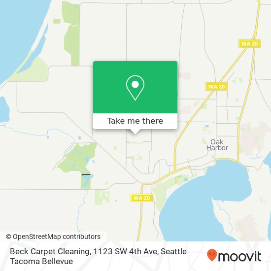 Mapa de Beck Carpet Cleaning, 1123 SW 4th Ave