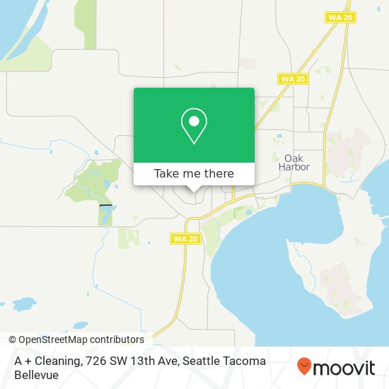 Mapa de A + Cleaning, 726 SW 13th Ave