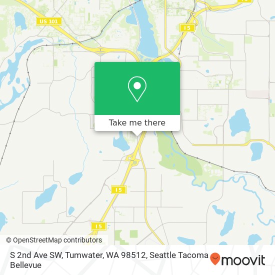 S 2nd Ave SW, Tumwater, WA 98512 map