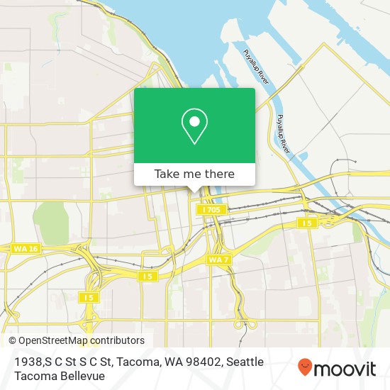 Mapa de 1938,S C St S C St, Tacoma, WA 98402