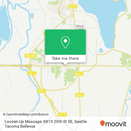 Mapa de Loosen Up Massage, 8819 20th St SE