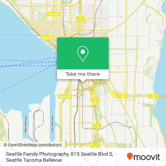 Mapa de Seattle Family Photography, 815 Seattle Blvd S