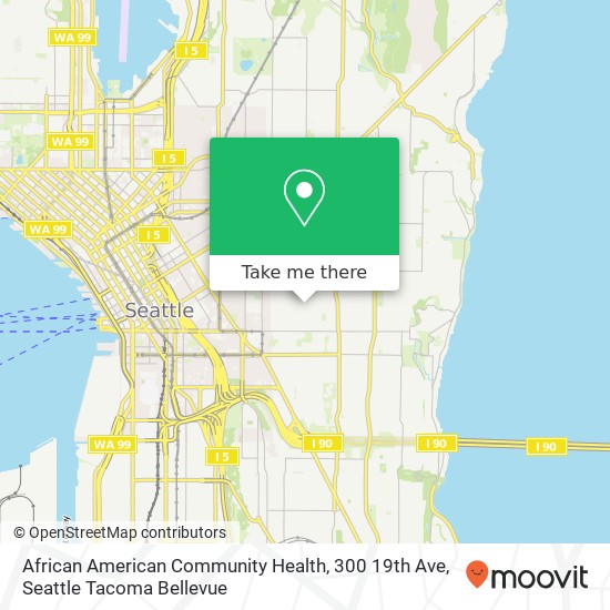 African American Community Health, 300 19th Ave map