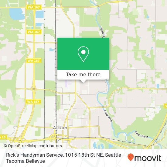 Rick's Handyman Service, 1015 18th St NE map