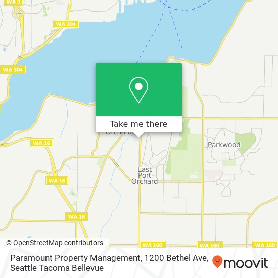 Paramount Property Management, 1200 Bethel Ave map