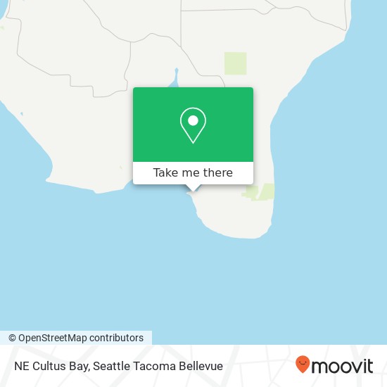 NE Cultus Bay, Sandy Hook Dr map