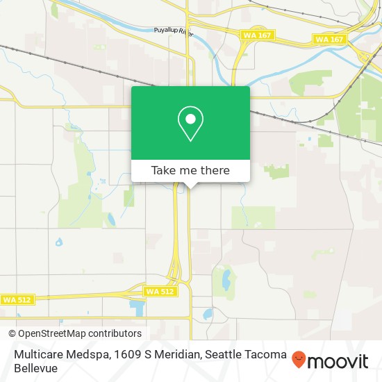 Multicare Medspa, 1609 S Meridian map