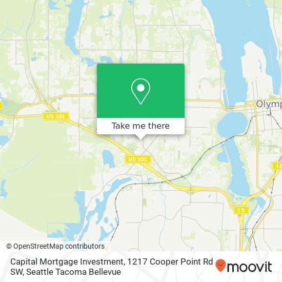 Mapa de Capital Mortgage Investment, 1217 Cooper Point Rd SW