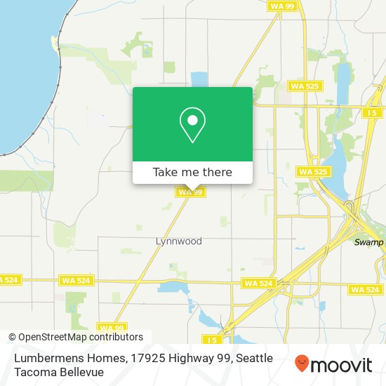 Mapa de Lumbermens Homes, 17925 Highway 99