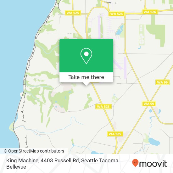 Mapa de King Machine, 4403 Russell Rd