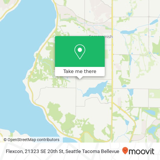 Mapa de Flexcon, 21323 SE 20th St