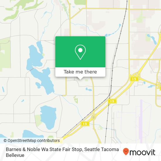 Barnes & Noble Wa State Fair Stop map