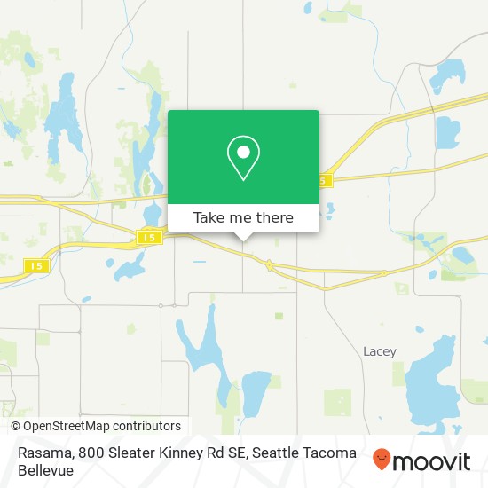 Rasama, 800 Sleater Kinney Rd SE map