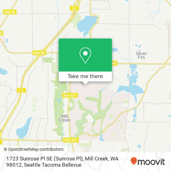 1723 Sunrose Pl SE (Sunrose Pl), Mill Creek, WA 98012 map